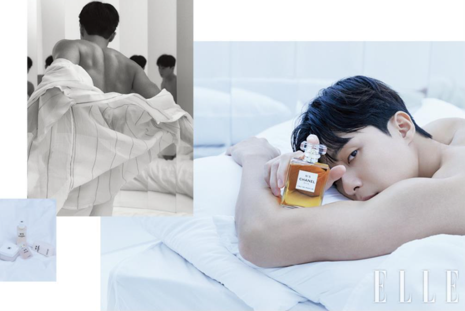 Park Seo Joon Captivates In New Chanel N°5 Photoshoot For ELLE Korea – What  The Kpop